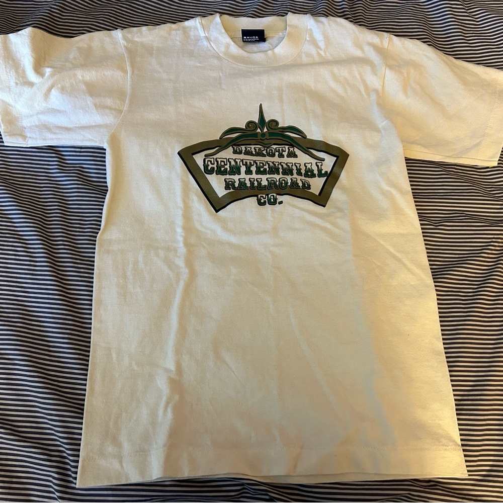 Vintage Dakota Centennial Railroad Co. Single-Stitch Tee - Size “Men’s” Small